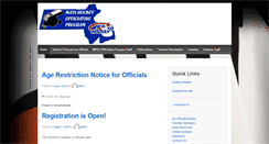 Desktop Screenshot of massofficials.com